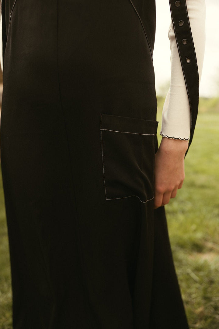 Black Buckle Jumper - Black - Posh New York