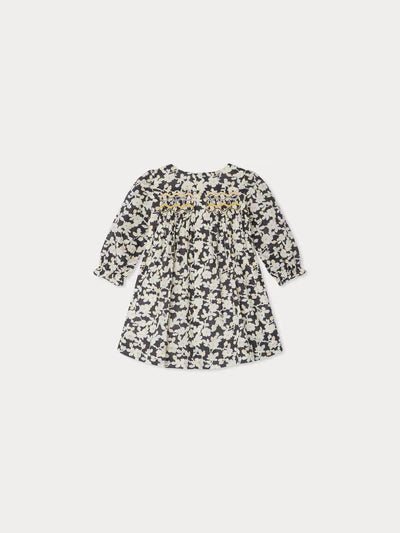 Jailys Dress - Fleurs Noir - Posh New York
