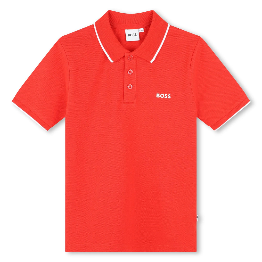 Basic SS Polo - Bright Red - Posh New York