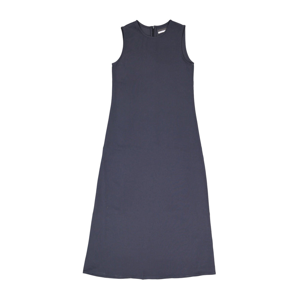 Slip dress with tie front cardi - Grey Blue - Posh New York