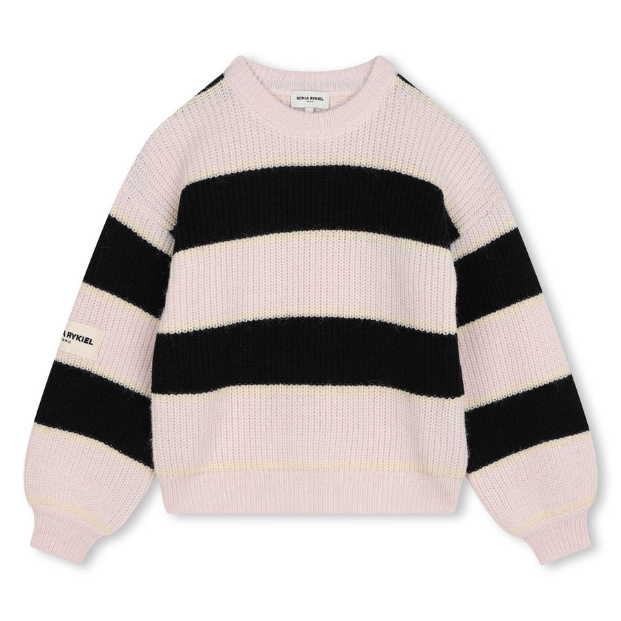 2 Tone Stripes Sweater - Multi - Posh New York