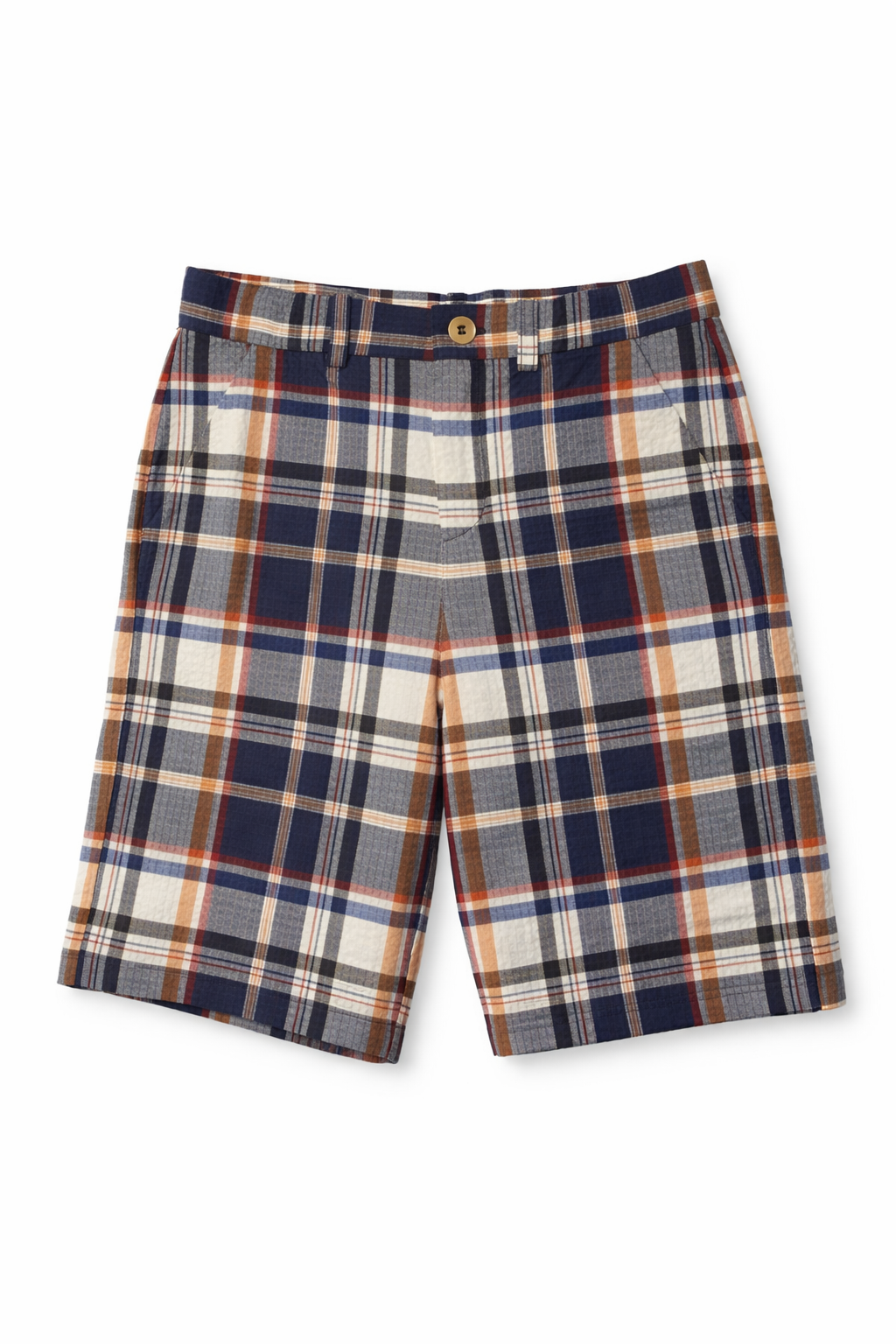 Plaid Elois Shorts - Ecossais Marine 470