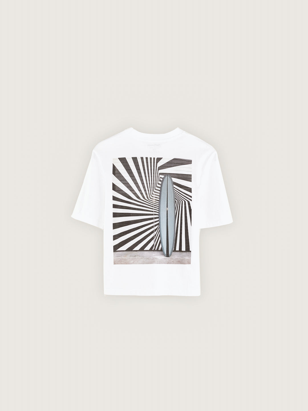 Surfboard Summer Tee - White