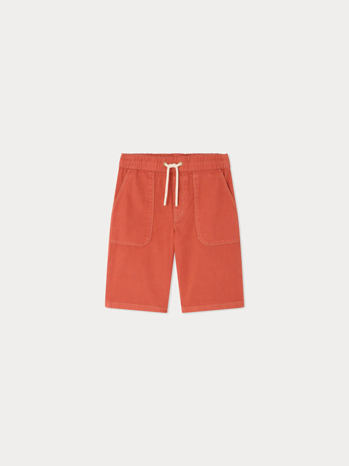 Rust Drawstring Shorts  - Grenadine 051D