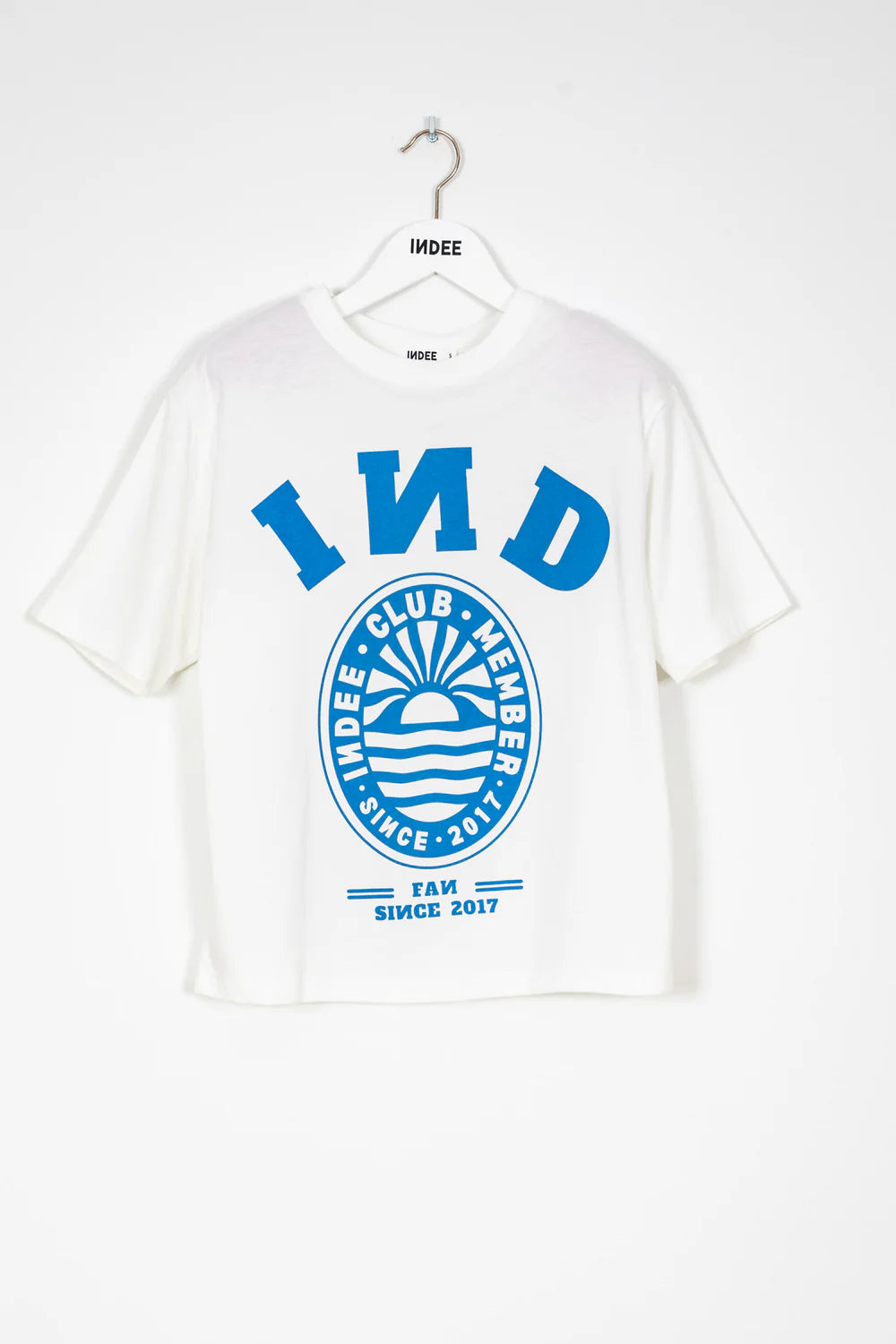 Short Sleeve College T-Shirt - Off White