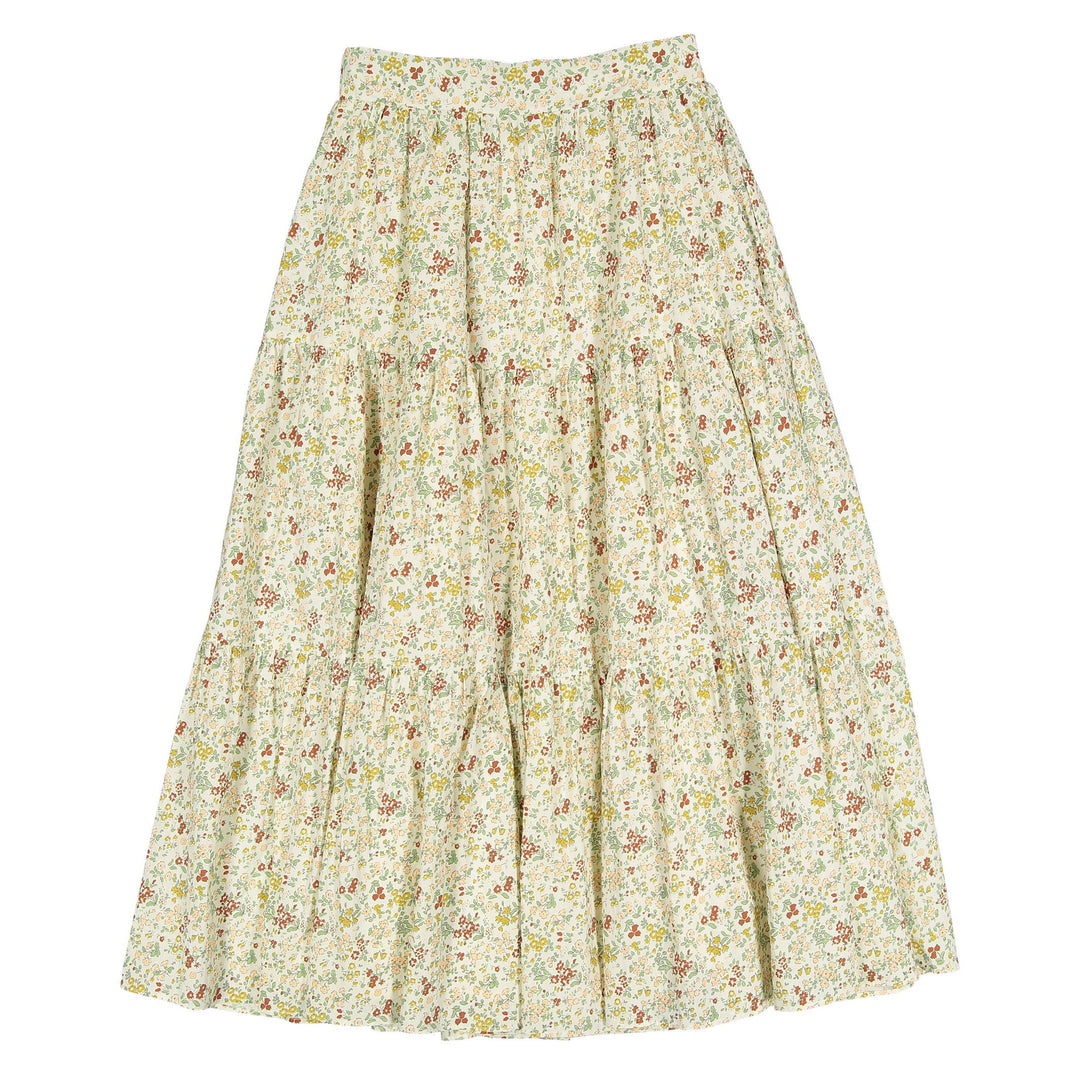 Floral Print Skirt - Floral