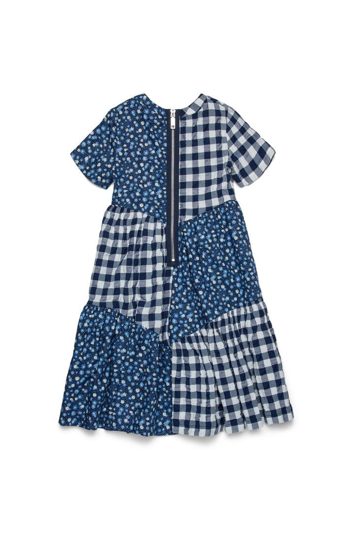 Abito Patches Dress - Mood Indigo - Posh New York