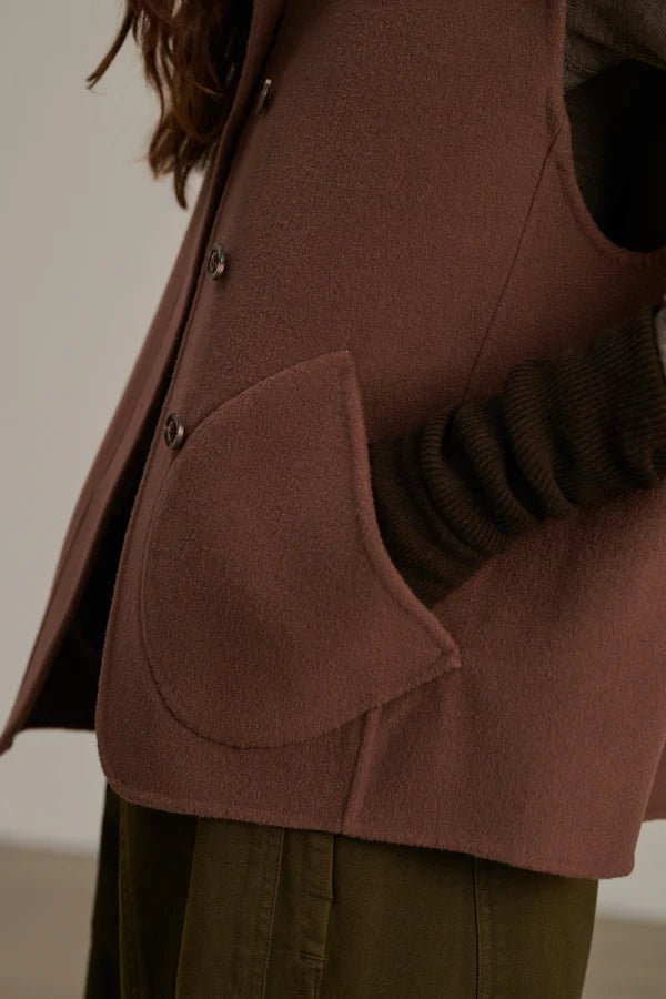 Adeline Jacket - Pink Brown - Posh New York