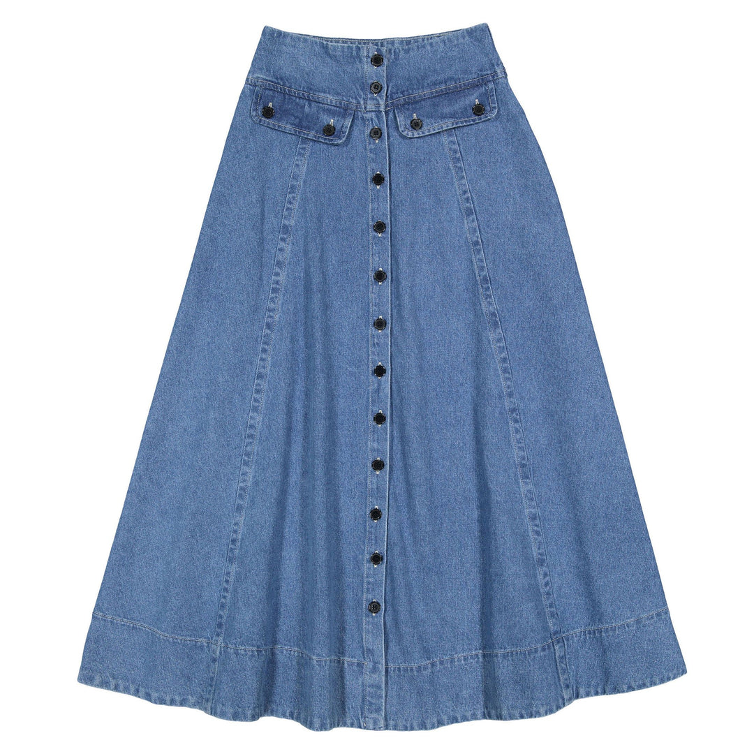 Blue Skirt - Blue