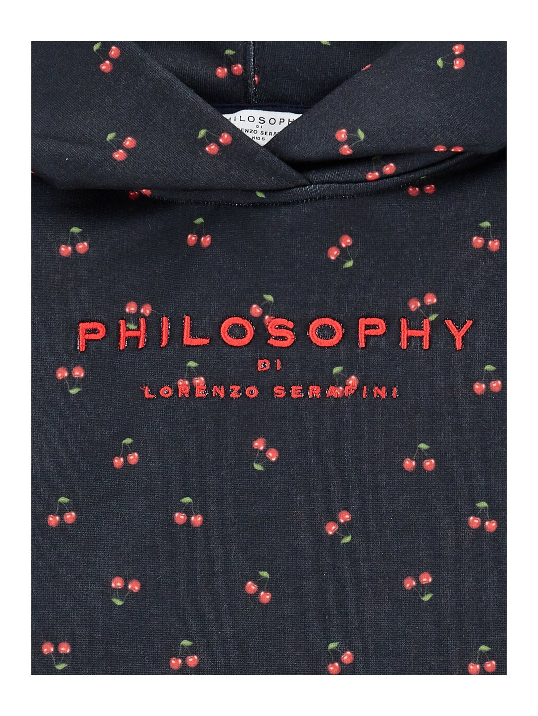 All Over Cherry Print Hoodie - Black - Posh New York