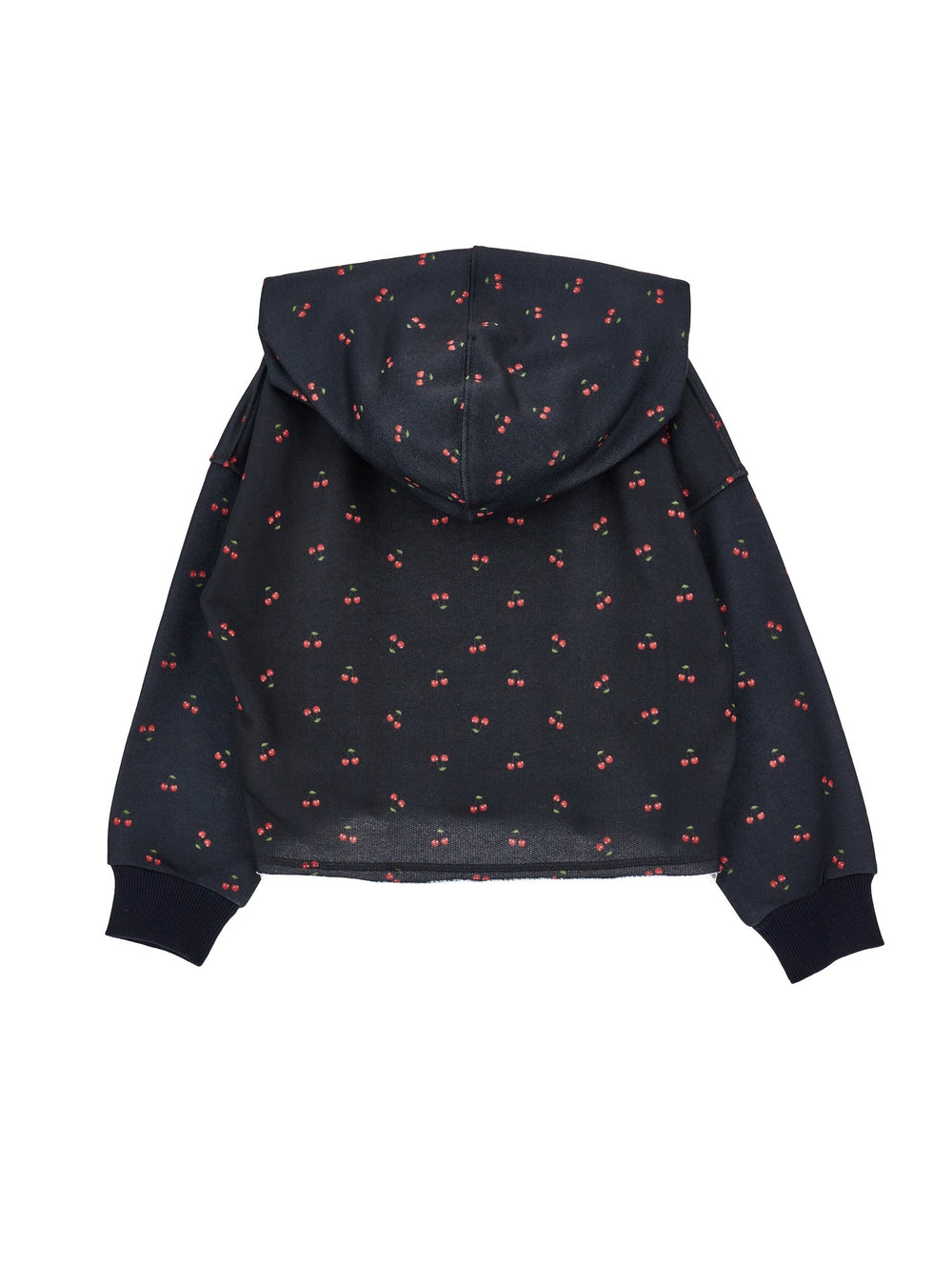 All Over Cherry Print Hoodie - Black - Posh New York