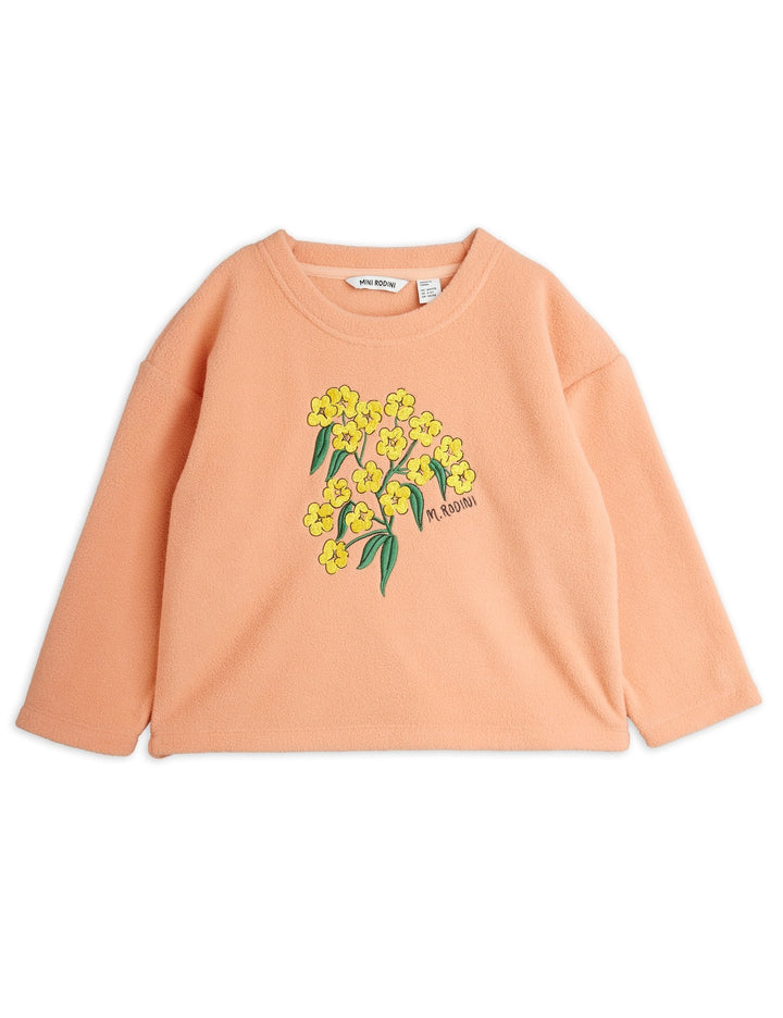 Alpine Flowers Fleece Long Sleeve Top - Pink - Posh New York