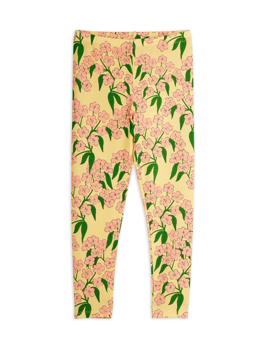 Alpine Flowers Leggings - Yellow - Posh New York
