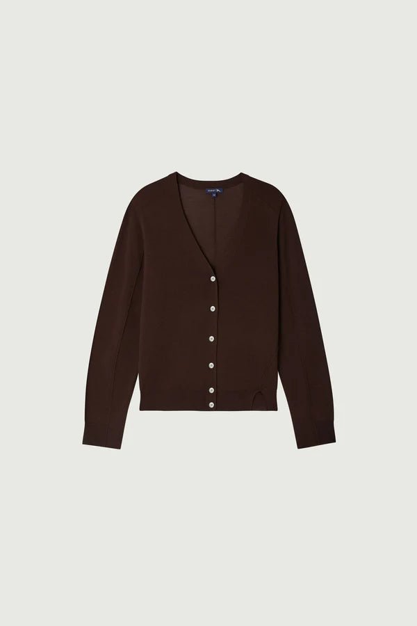 Alyssa Cardigan - Chocolate - Posh New York