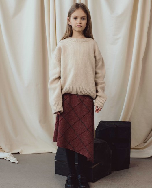 Arrict Skirt - Maroon - Posh New York