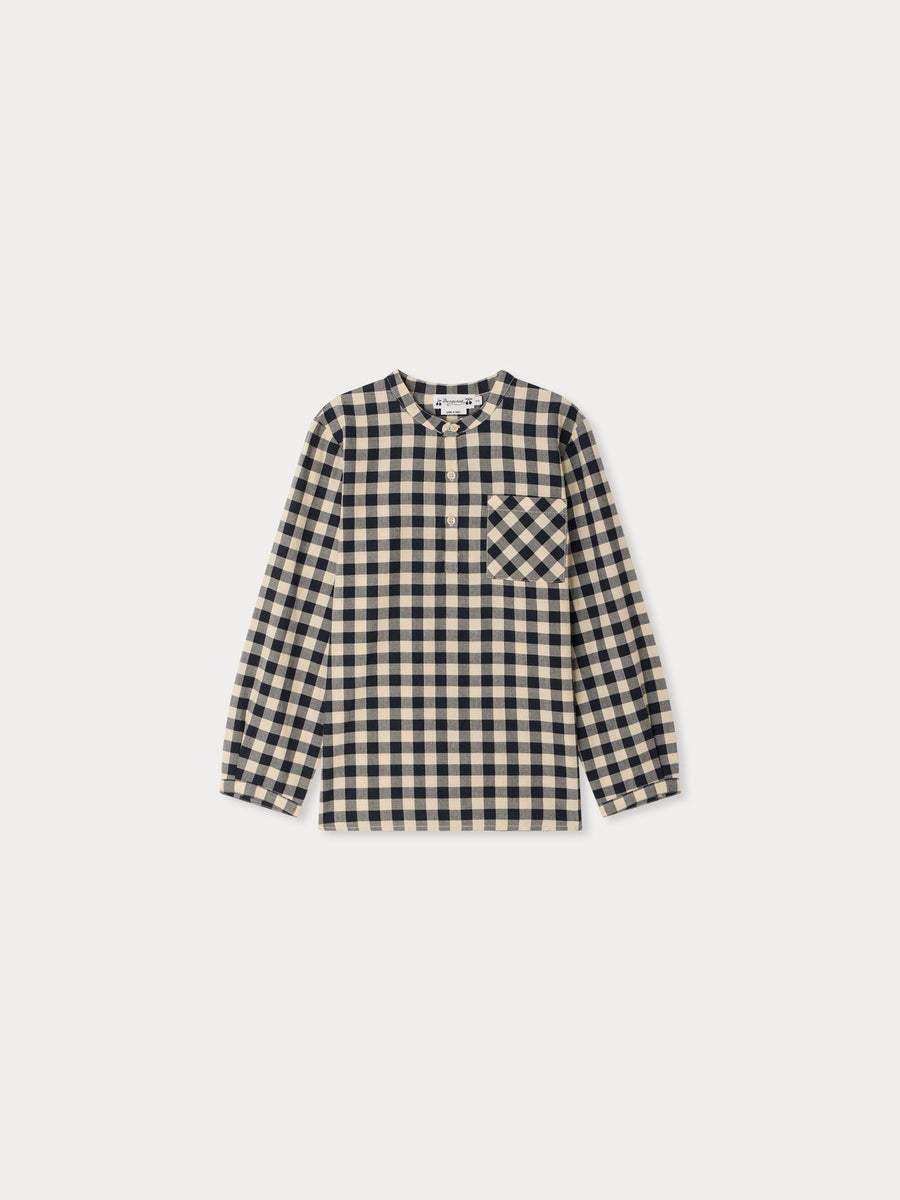 Artiste Checkered Shirt - Gris Fonce 894 - Posh New York