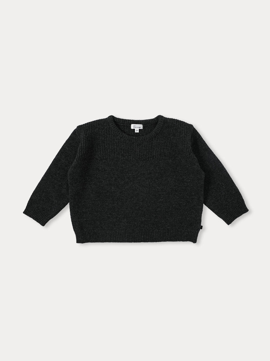 Aube Knit Pullover - Charcoal - Posh New York