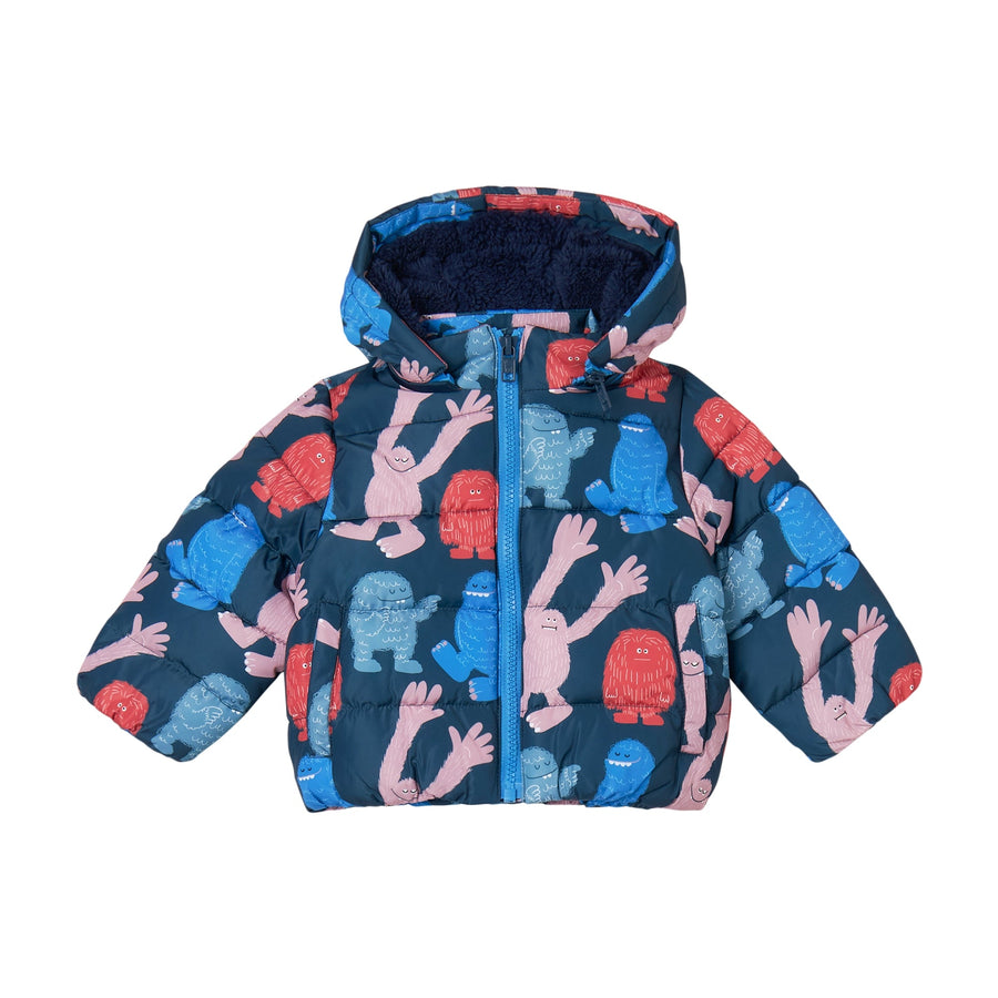 Baby Boy Yetti Puffer - Blue - Posh New York