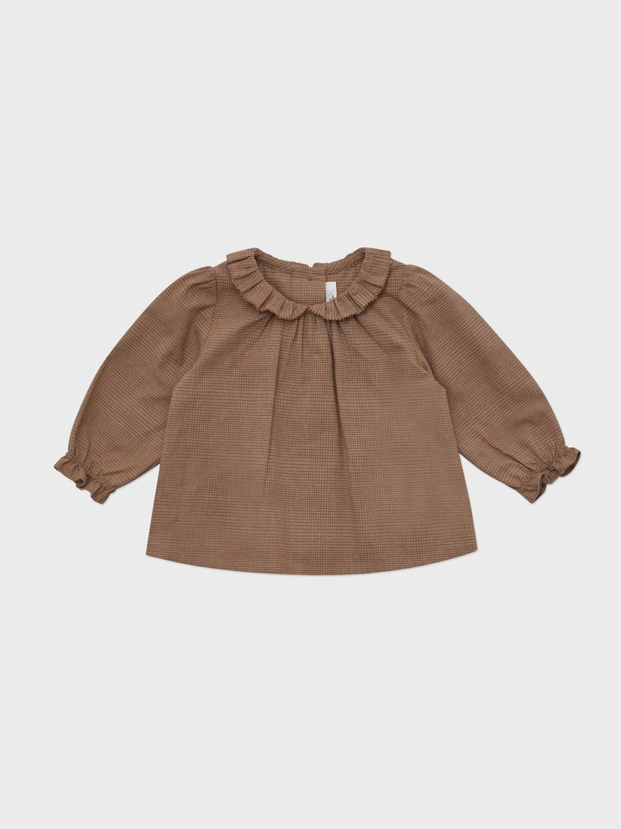 Baby Cabin Blouse - Mocha Beige - Posh New York