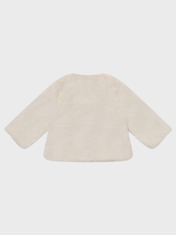 Baby Denys Fur Coat - Cream - Posh New York