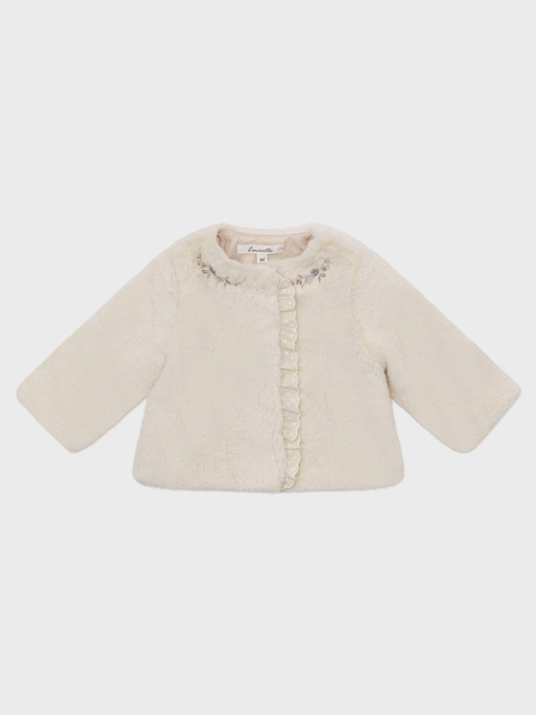 Baby Denys Fur Coat - Cream - Posh New York