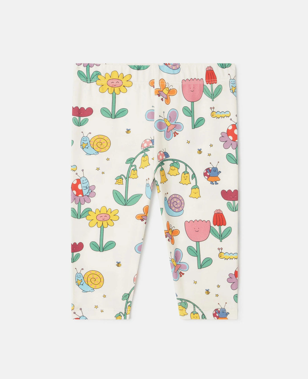 Baby Girl Printed Leggings - White - Posh New York