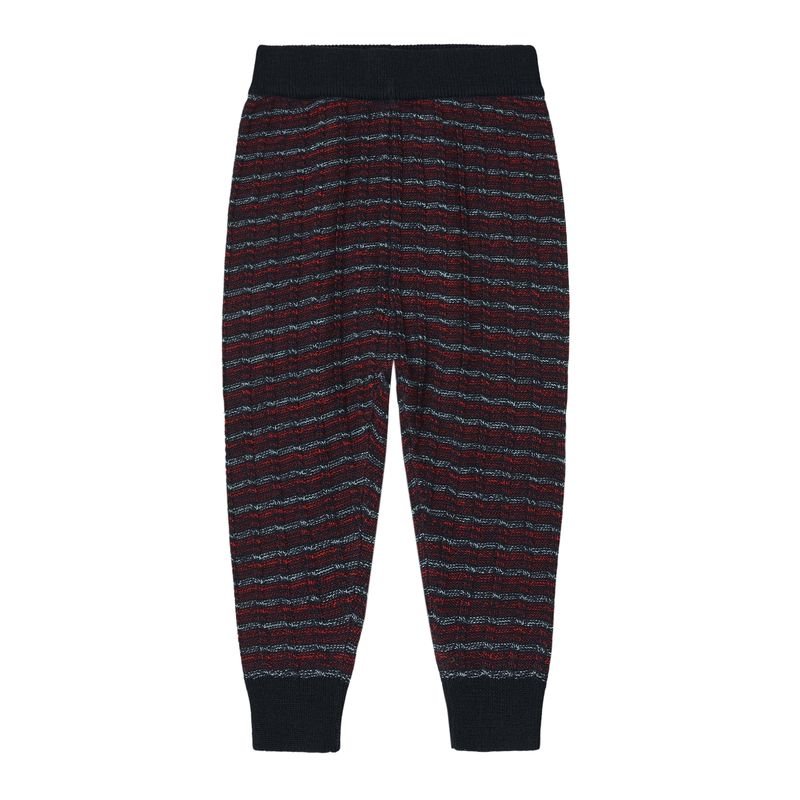 Baby Rib Pants - Dark Navy Melange - Posh New York
