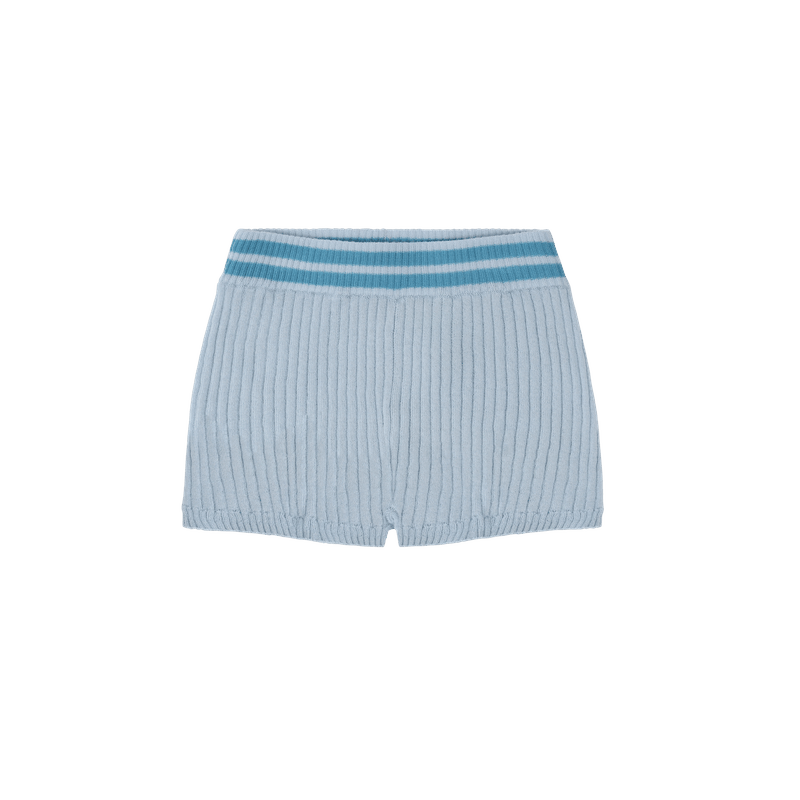Baby Rib Shorts - Pale Blue - Posh New York