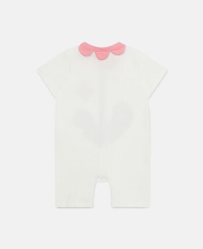 Baby Romper With Garden - White - Posh New York