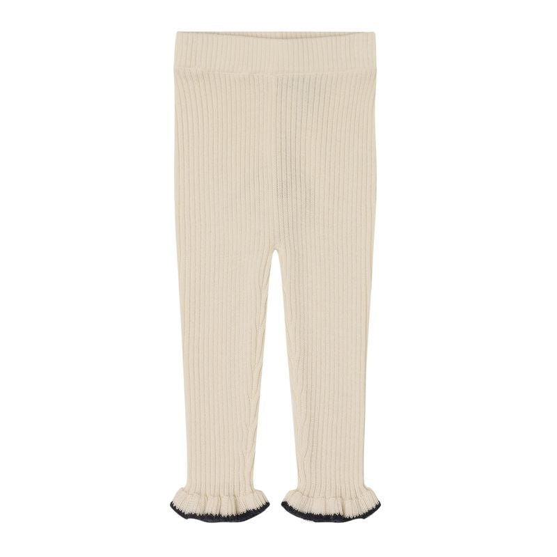 Baby Ruffle Leggings - Ecru - Posh New York