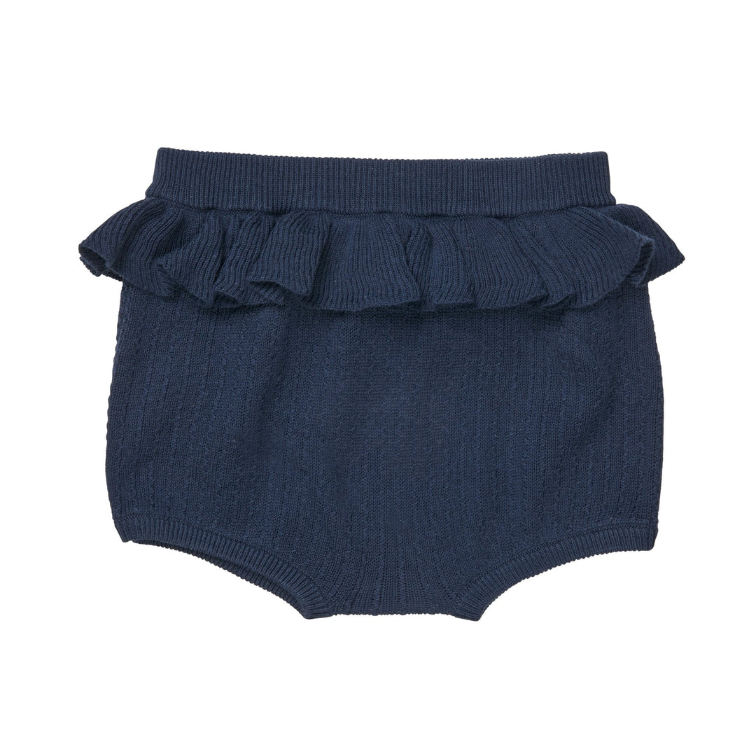 Baby Ruffle Shorts - Dark Navy - Posh New York