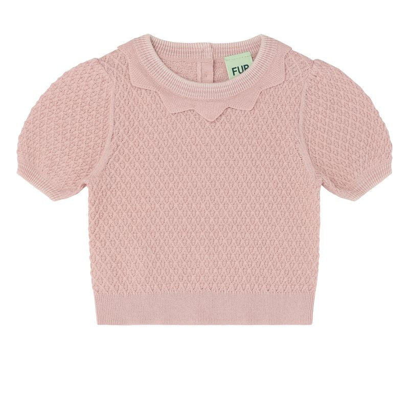 Baby Waffle Tee - Pale Rose - Posh New York