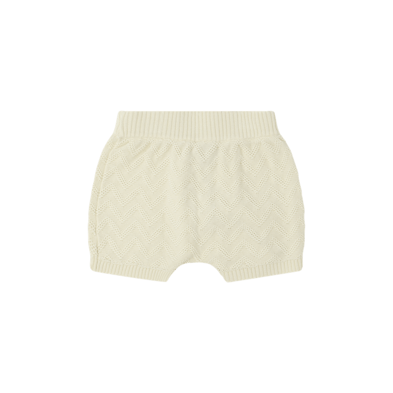 Baby ZigZag Shorts - Ecru - Posh New York