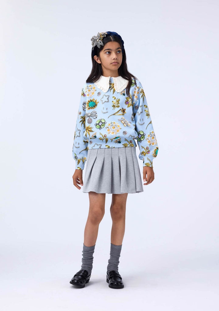 Barb Skirt - Grey Melange - Posh New York