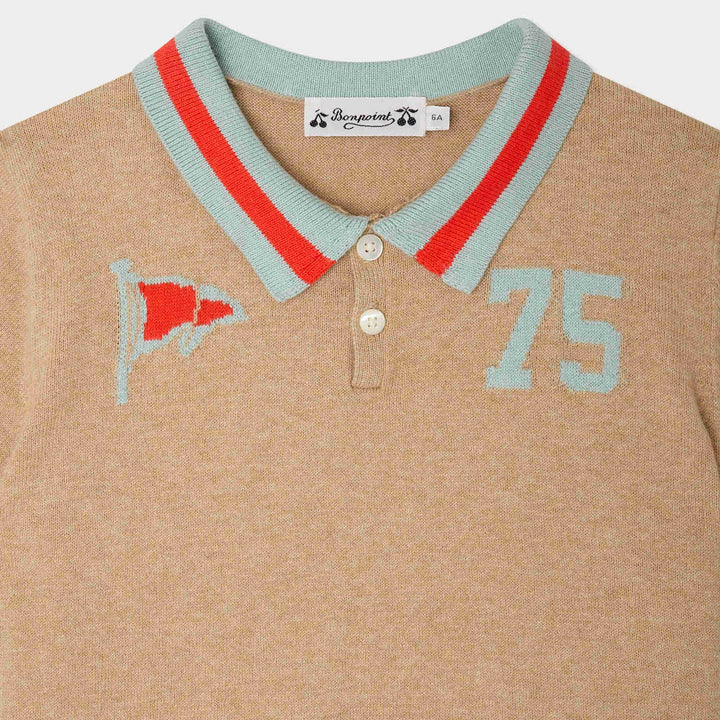 Beige loyal Polo - Beige Chine 260B - Posh New York