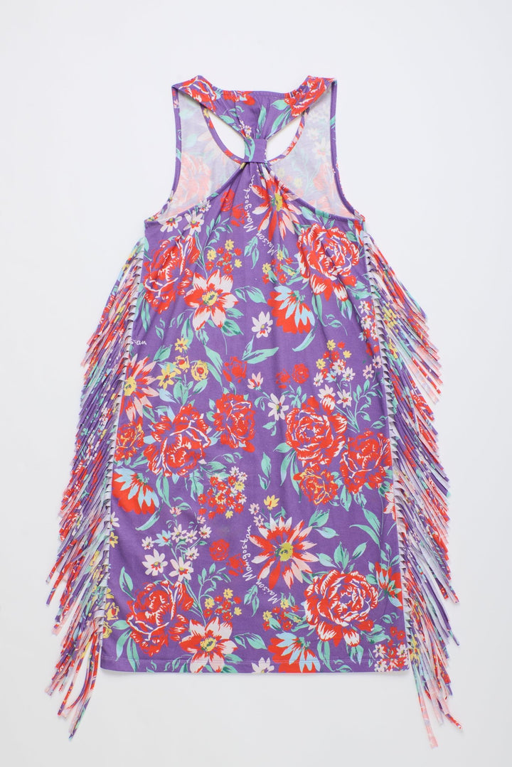 Beverly Floral Fringe Dress - Beverly Floral - Posh New York