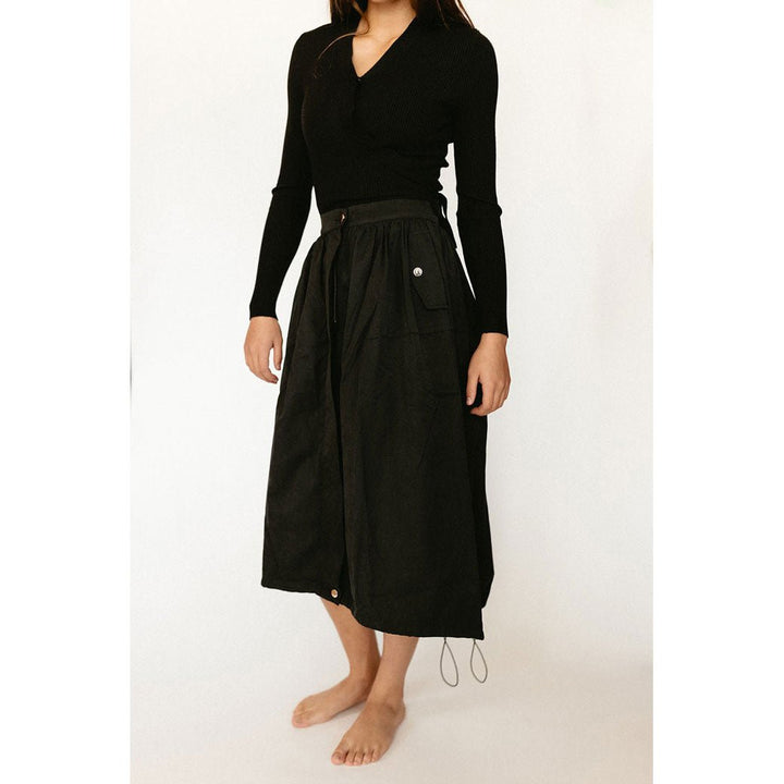 Black Aline Cargo Skirt - Posh New York