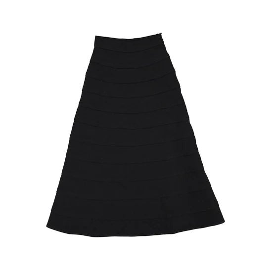 Black Lines Aline Maxi Skirt - Posh New York