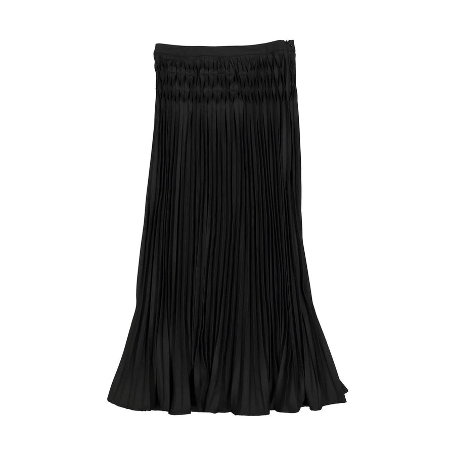 Black Pleated Skirt - Black - Posh New York