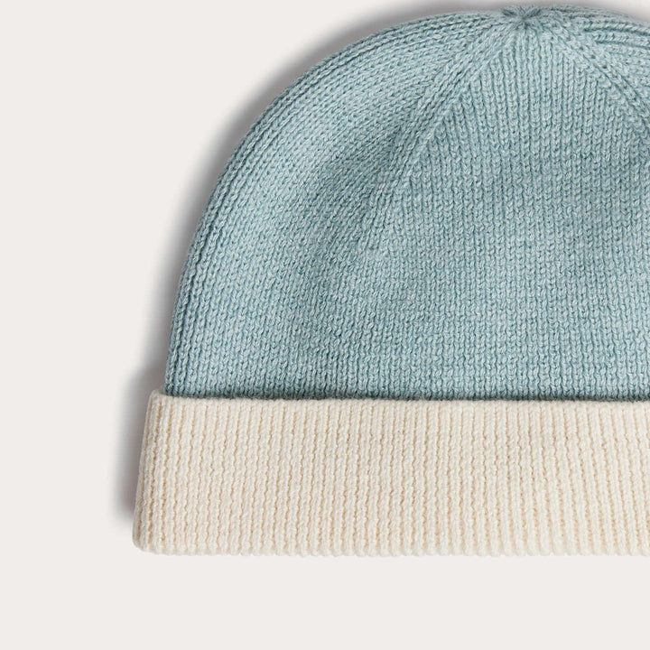 Blue and Cream Bonnet - RA Bleu Moyen 215A - Posh New York