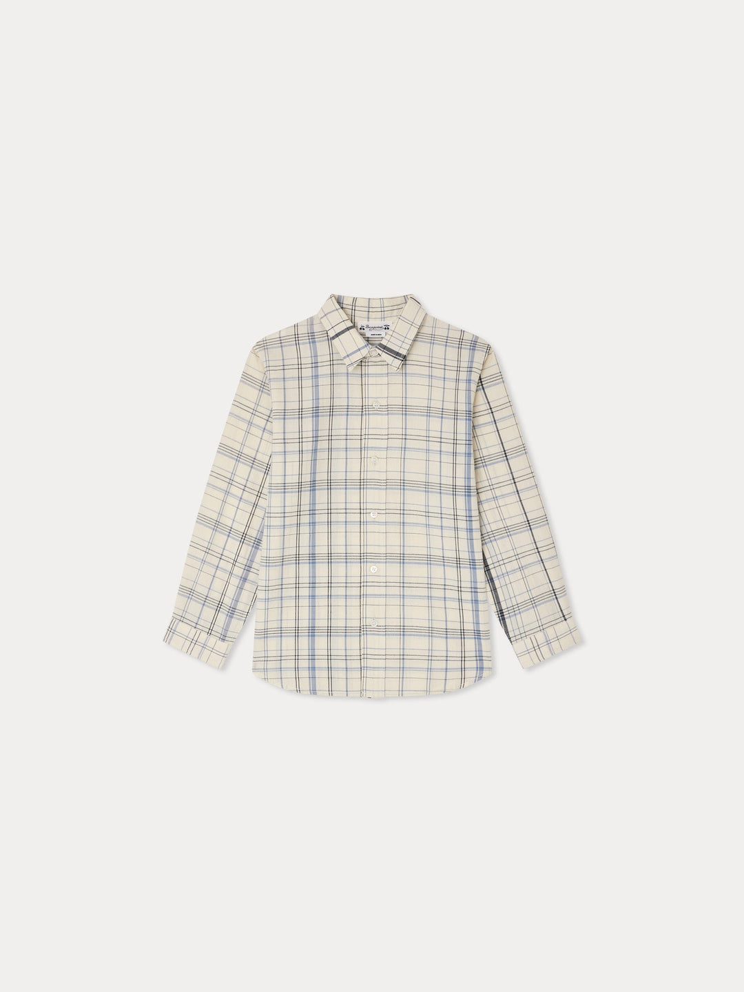 Blue and White Plaid Shirt - Ca Bleu 315 - Posh New York