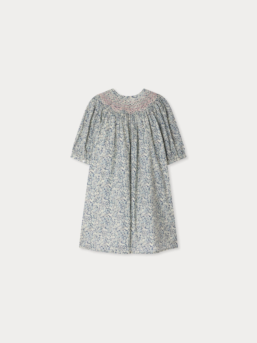 Blue Floral Dress - Fl Bleu De Prusse 51 - Posh New York