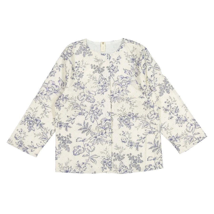 Blue Floral Top - Blue Floral - Posh New York