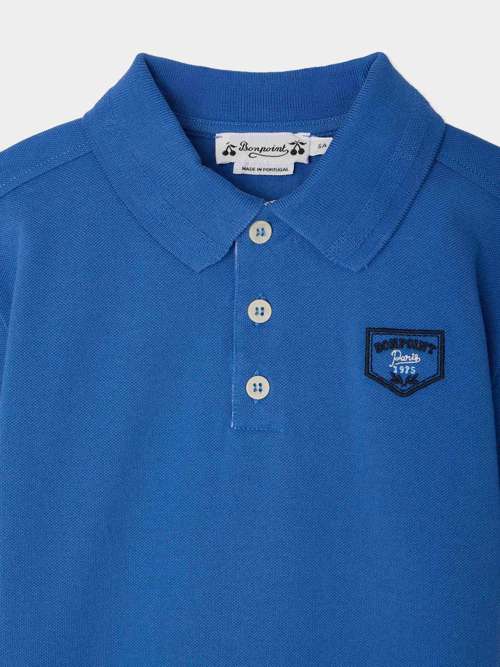 Blue Polo With Badge - Bleu Intense 173 - Posh New York