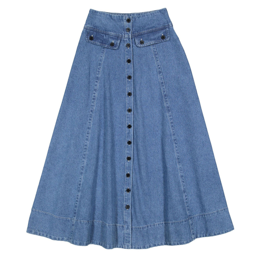 Blue Skirt - Blue - Posh New York