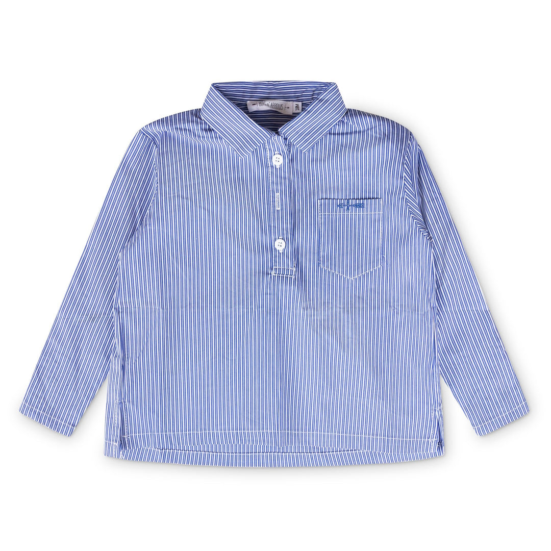 Blue Stripes Shirt - Blue Stripes - Posh New York