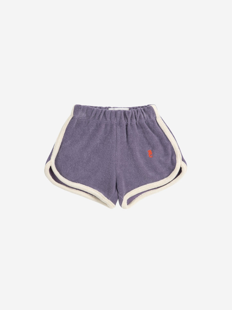 Blue Terry Shorts - Navy Blue - Posh New York