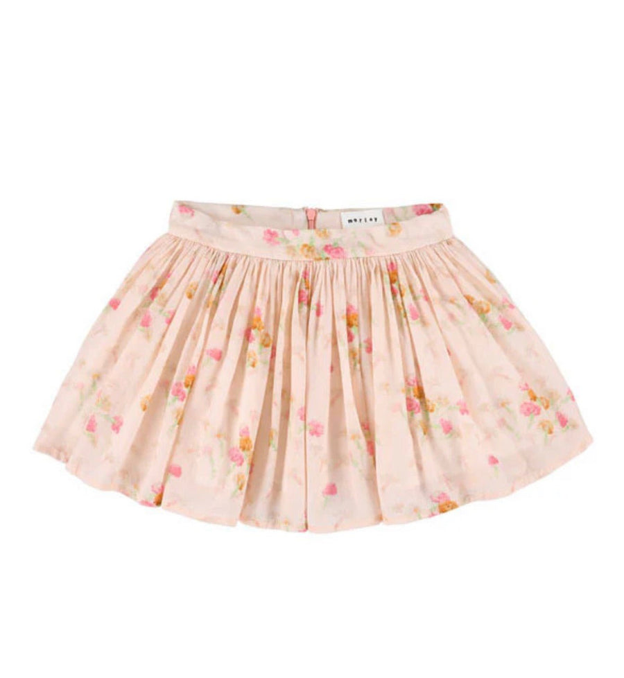 Blush Floral Skirt - Blush - Posh New York
