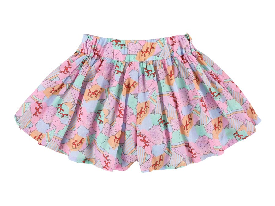 Blush Floral Skirt - Multi - Posh New York