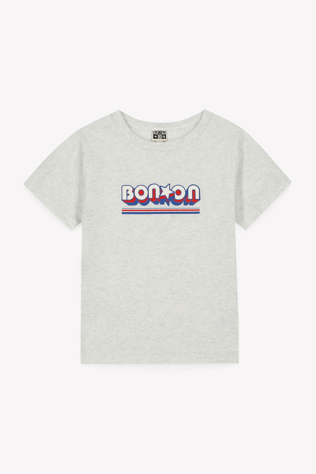 Bonton Logo Tee - Gris Chine - Posh New York